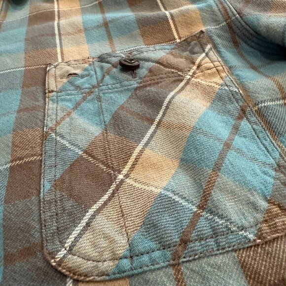 Double RL RRL Blue/Grey Flannel Large - Picture 9 of 12